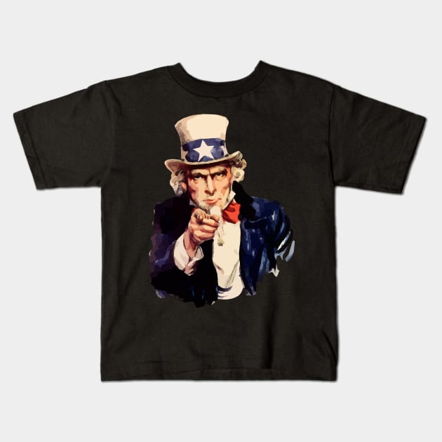 master of american Kids T-Shirt by creative and Cheapen